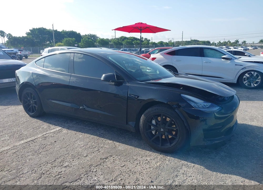 2021 TESLA MODEL 3 STANDARD RANGE PLUS REAR-WHEEL DRIVE VIN: 5YJ3E1EA5MF857556