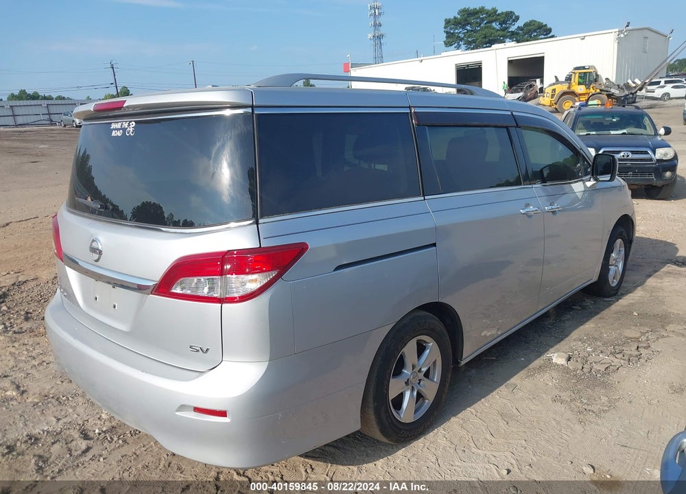 2012 NISSAN QUEST SV VIN: JN8AE2KP9C9049049