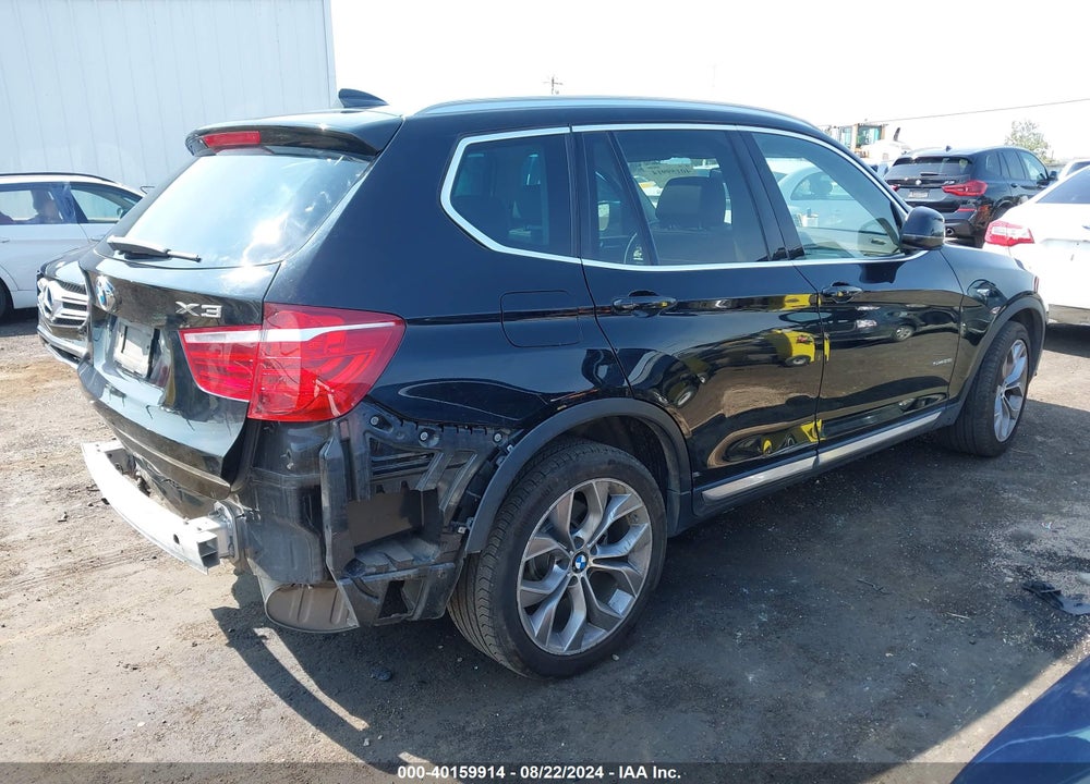 2017 BMW X3 SDRIVE28I VIN: 5UXWZ7C34H0X39414