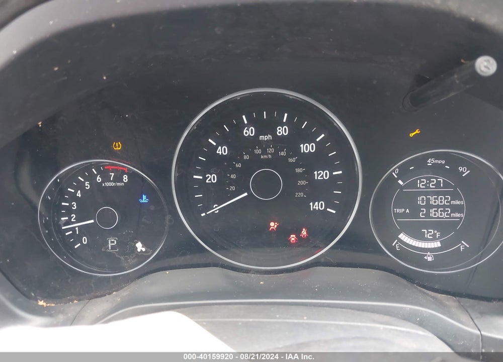 2017 HONDA HR-V VIN: 3CZRU6H70HM706856