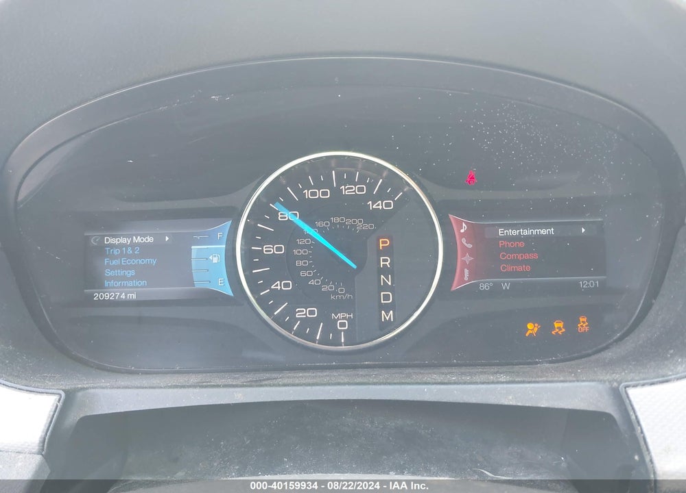 2011 FORD EDGE SEL VIN: 2FMDK3JC3BBB49943