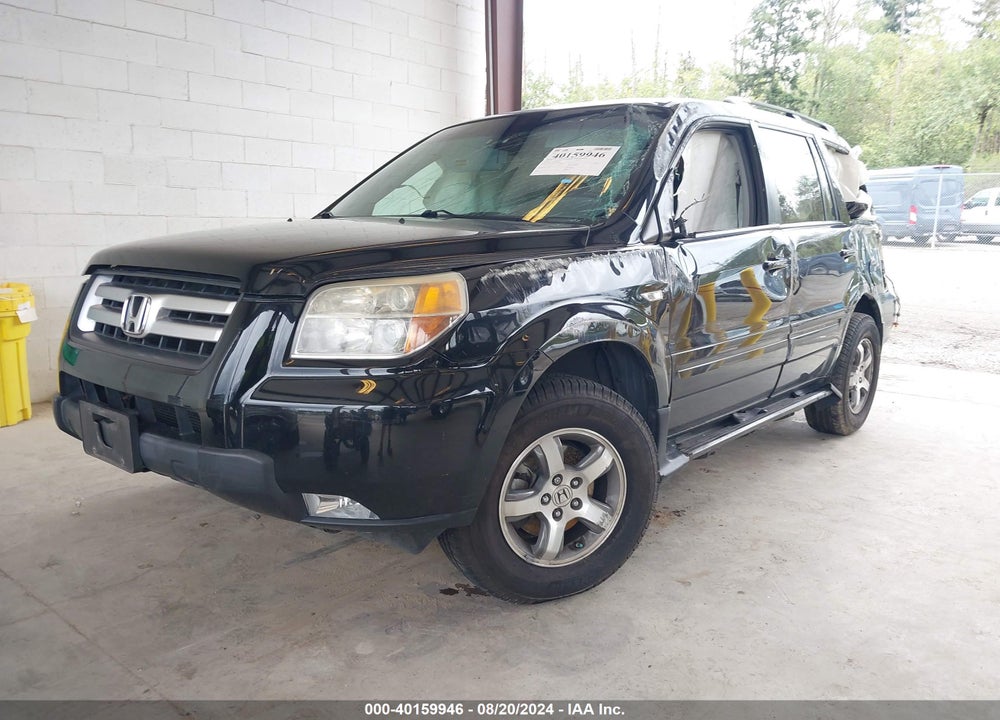 2007 HONDA PILOT EX-L VIN: 2HKYF18597H538037