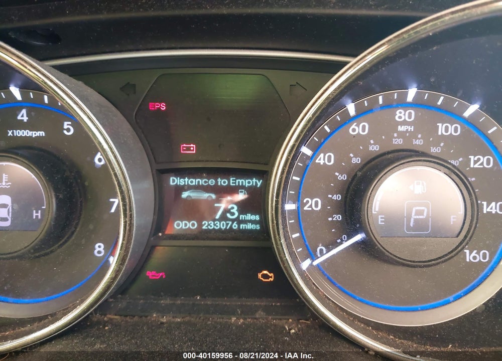 2013 HYUNDAI SONATA GLS VIN: 5NPEB4AC8DH717979