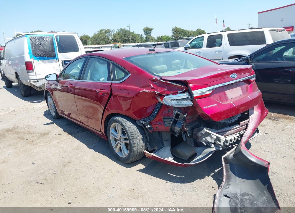 2018 FORD FUSION HYBRID SE VIN: 3FA6P0LU5JR208886