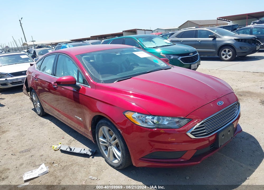 2018 FORD FUSION HYBRID SE VIN: 3FA6P0LU5JR208886