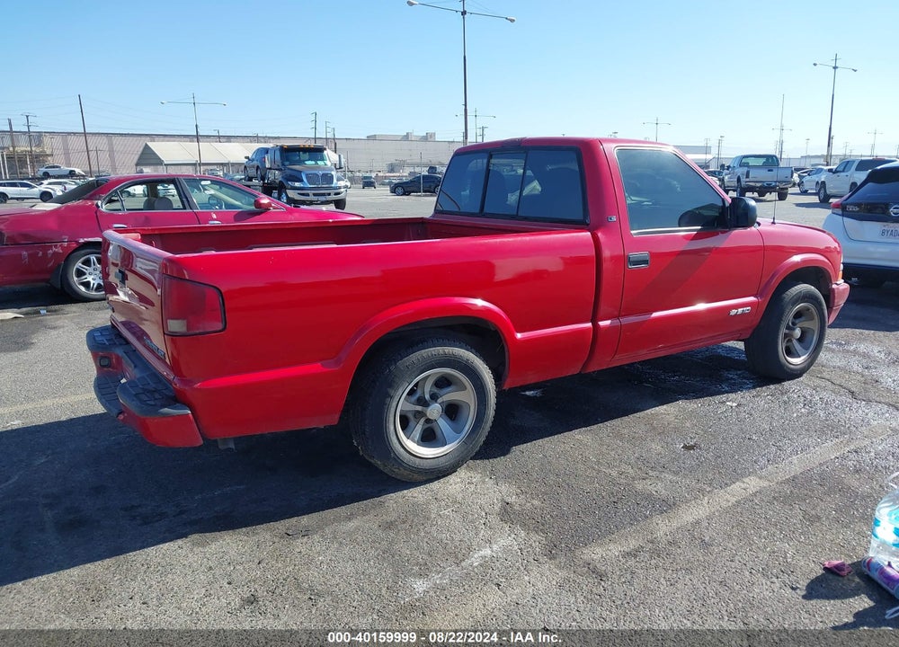 2000 CHEVROLET S-10 LS VIN: 1GCCS145XY8210606