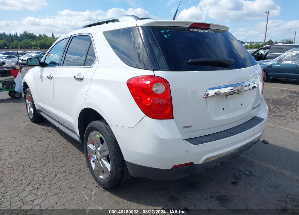 2012 CHEVROLET EQUINOX LTZ VIN: 2GNFLGEK5C6343619