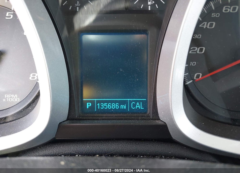 2012 CHEVROLET EQUINOX LTZ VIN: 2GNFLGEK5C6343619