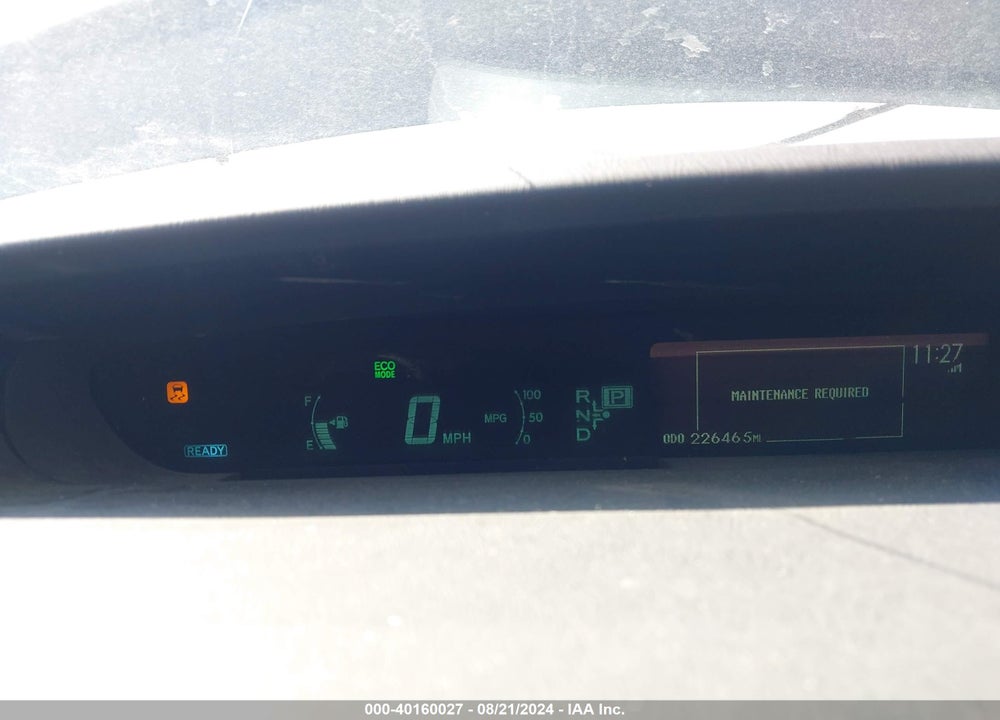 2013 TOYOTA PRIUS TWO VIN: JTDKN3DU0D1714834
