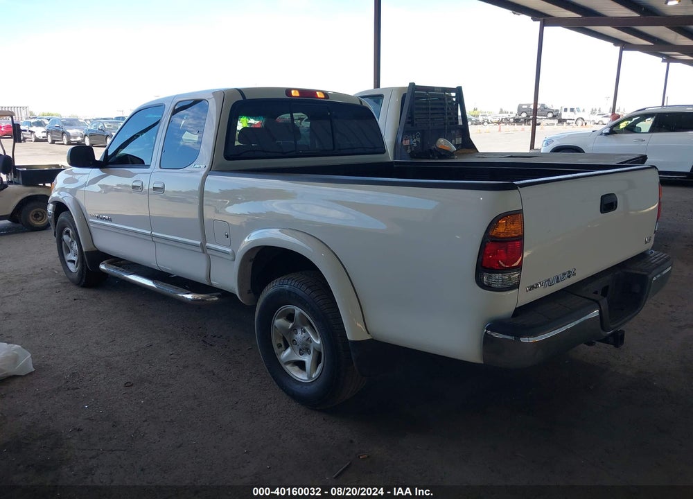 2000 TOYOTA TUNDRA LTD V8 VIN: 5TBRT3811YS079628
