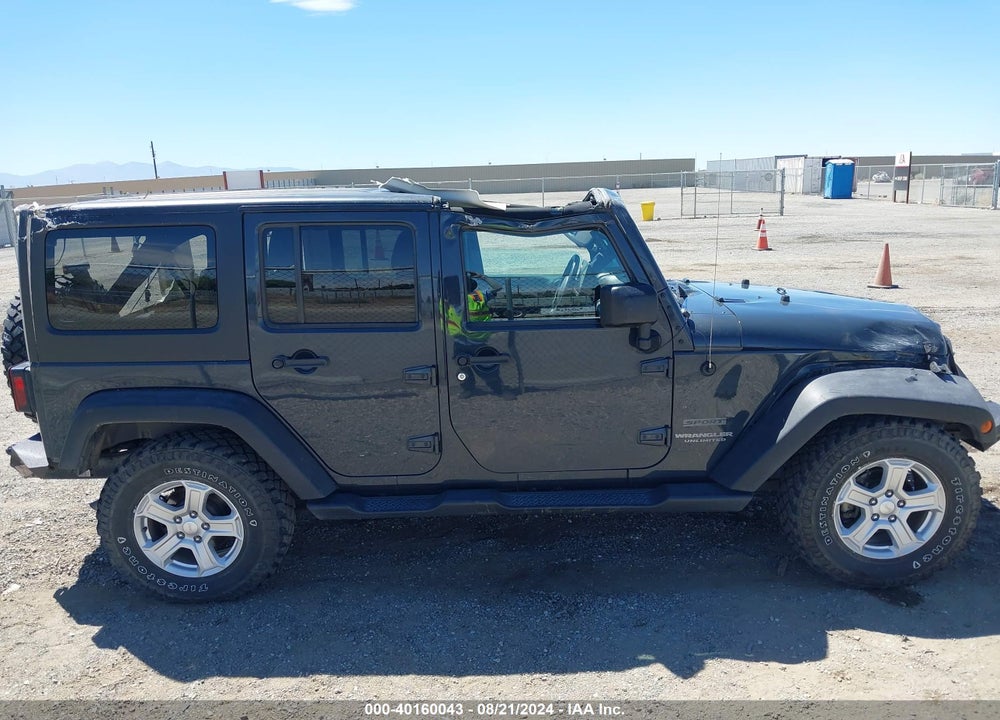 2017 JEEP WRANGLER UNLIMITED SPORT 4X4 VIN: 1C4BJWDG5HL654647