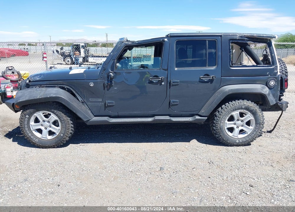 2017 JEEP WRANGLER UNLIMITED SPORT 4X4 VIN: 1C4BJWDG5HL654647
