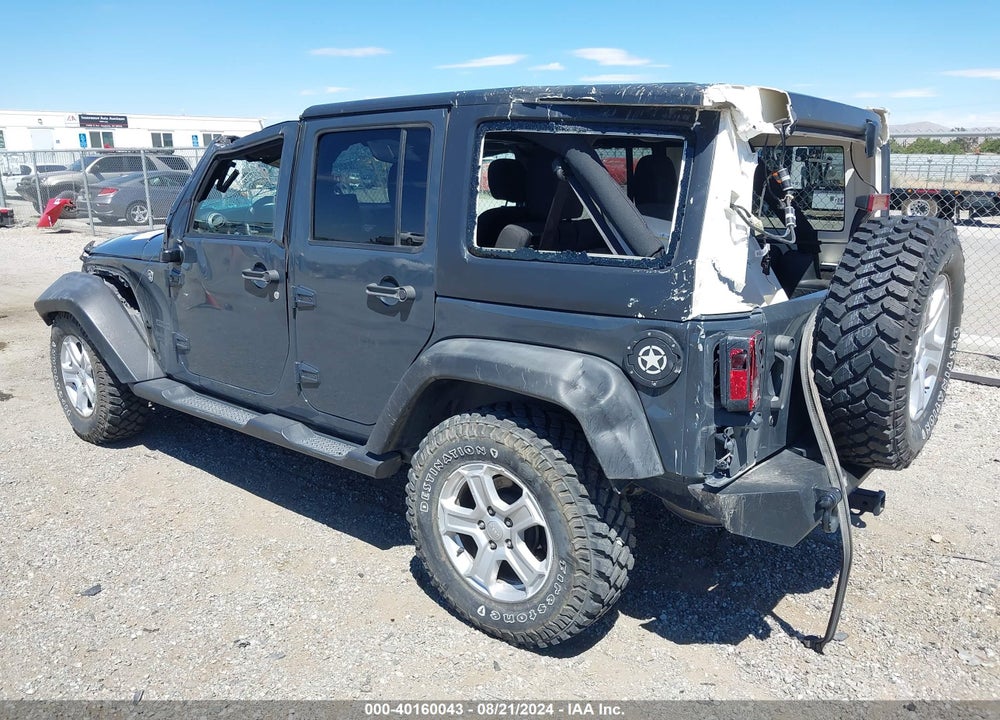 2017 JEEP WRANGLER UNLIMITED SPORT 4X4 VIN: 1C4BJWDG5HL654647