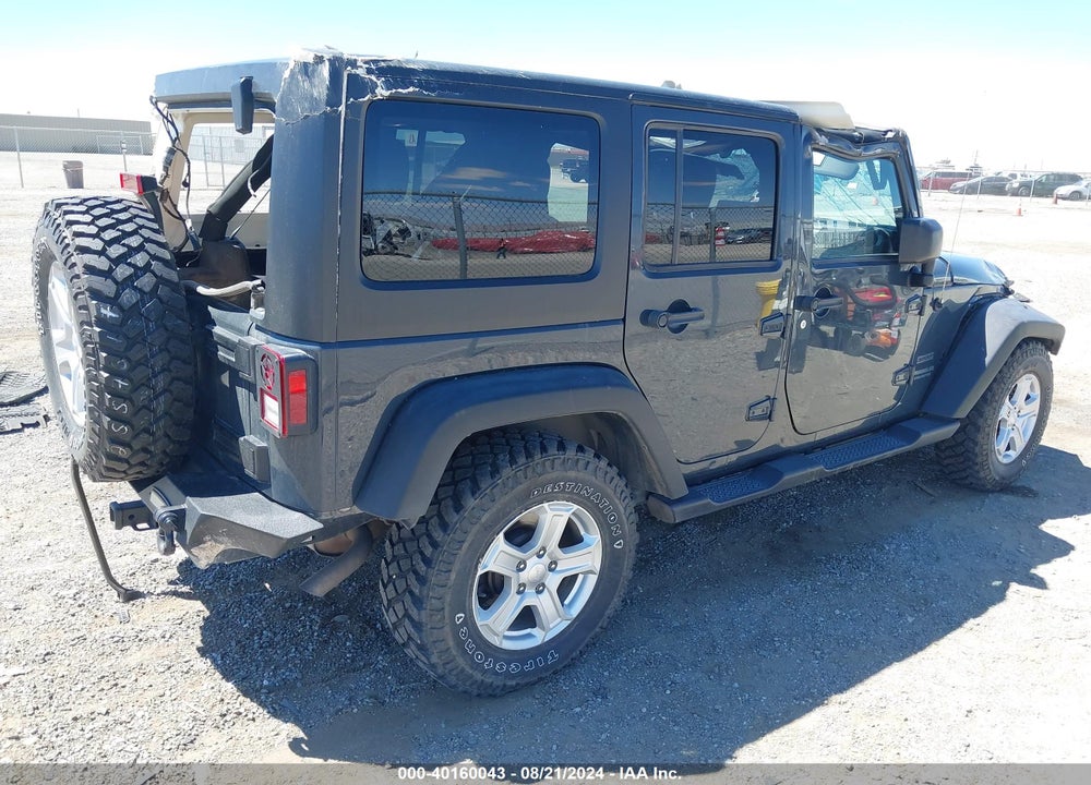 2017 JEEP WRANGLER UNLIMITED SPORT 4X4 VIN: 1C4BJWDG5HL654647