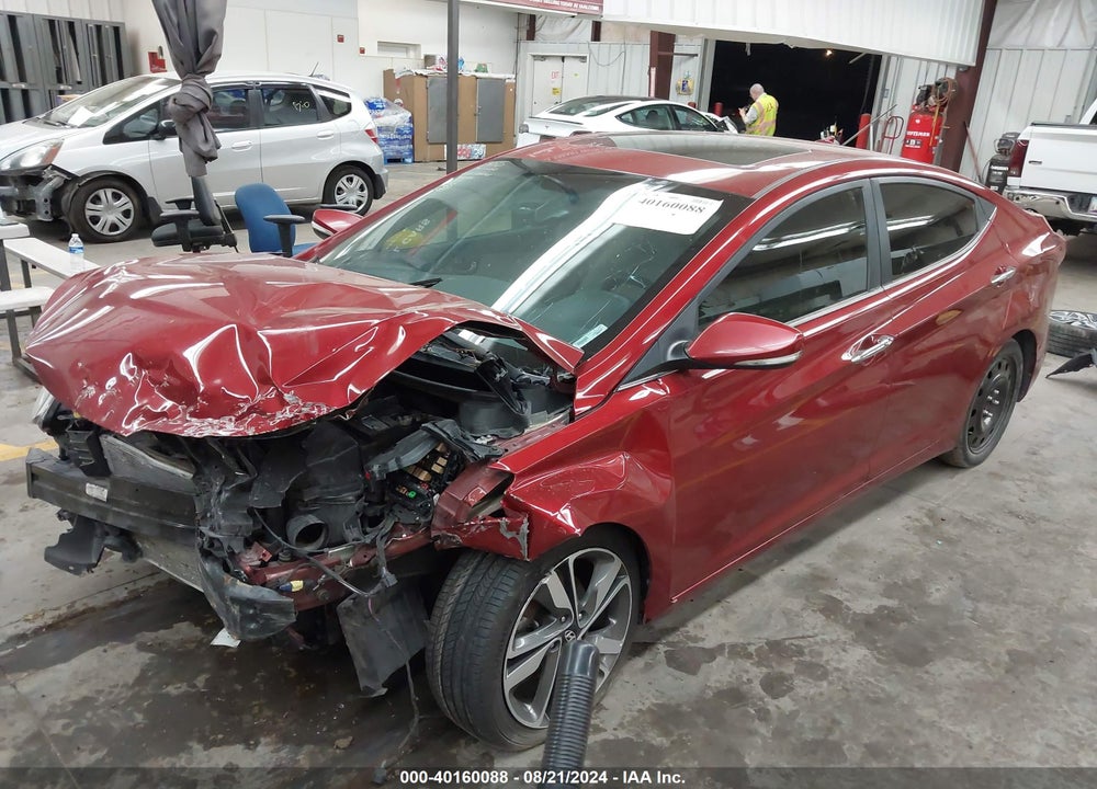 2016 HYUNDAI ELANTRA LIMITED VIN: 5NPDH4AE7GH652705