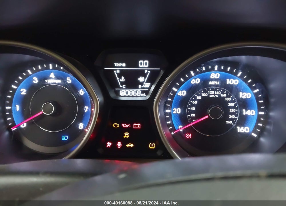 2016 HYUNDAI ELANTRA LIMITED VIN: 5NPDH4AE7GH652705