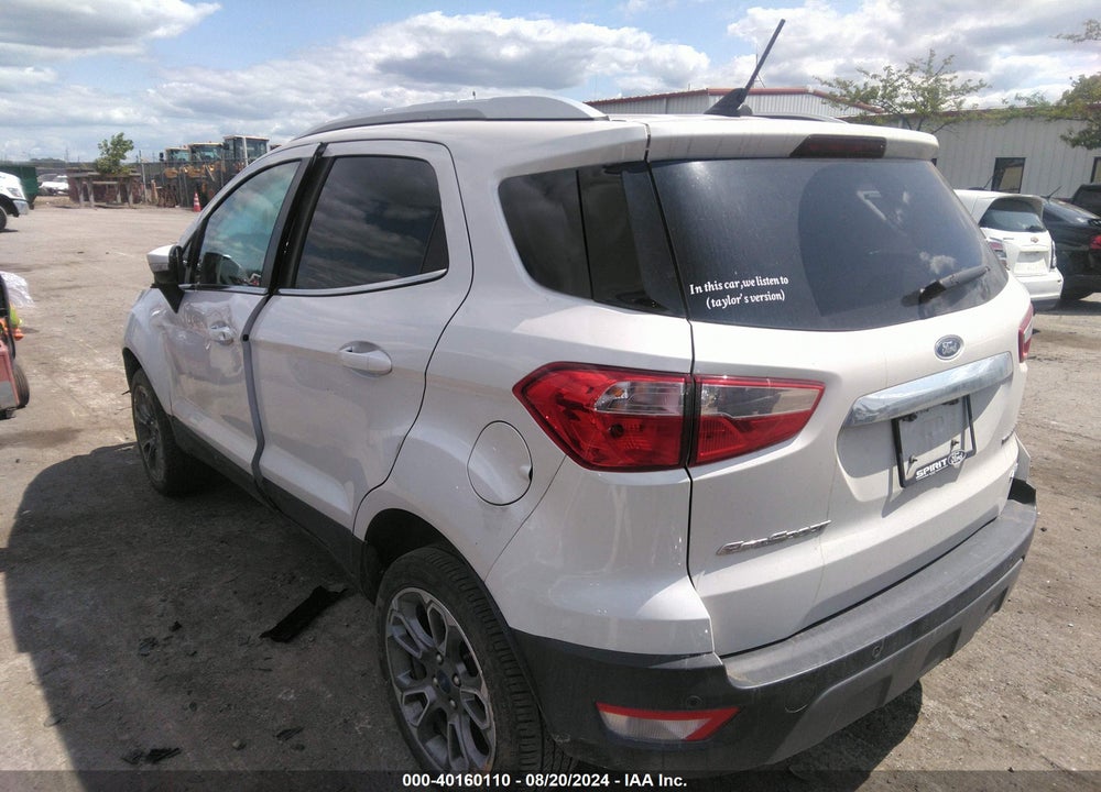 2022 FORD ECOSPORT TITANIUM VIN: MAJ6S3KL7NC475010