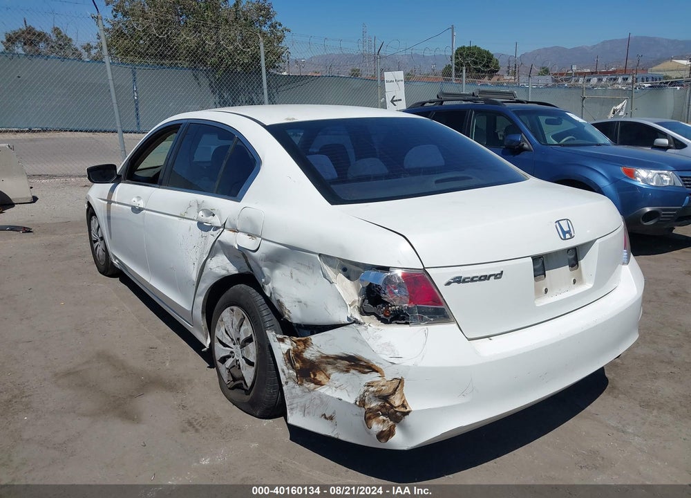 2009 HONDA ACCORD 2.4 LX VIN: JHMCP26399C009182