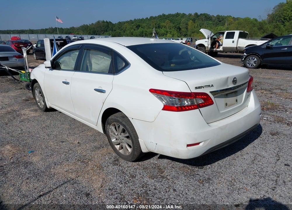 2015 NISSAN SENTRA SV VIN: 3N1AB7AP9FY238367