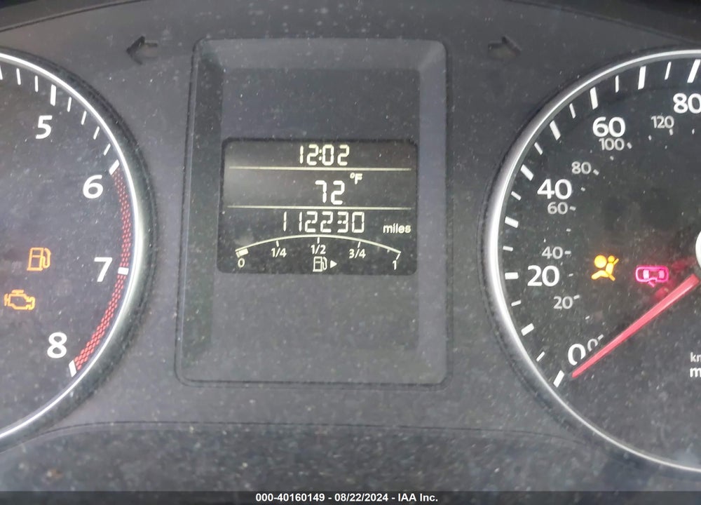 2012 VOLKSWAGEN JETTA 2.5L SE VIN: 3VWBP7AJ8CM079842
