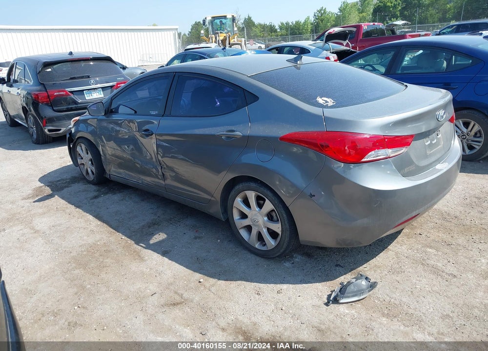 2013 HYUNDAI ELANTRA LIMITED VIN: 5NPDH4AE4DH179406