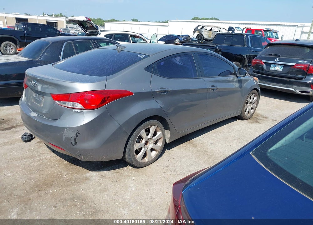 2013 HYUNDAI ELANTRA LIMITED VIN: 5NPDH4AE4DH179406