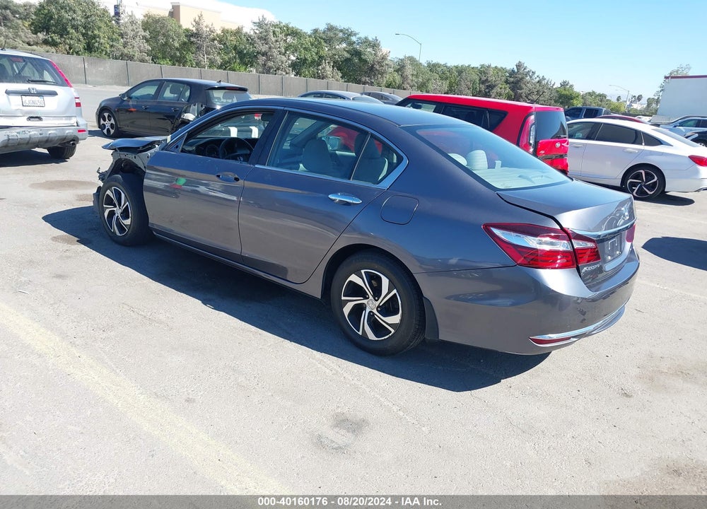 2017 HONDA ACCORD LX VIN: 1HGCR2F33HA166410