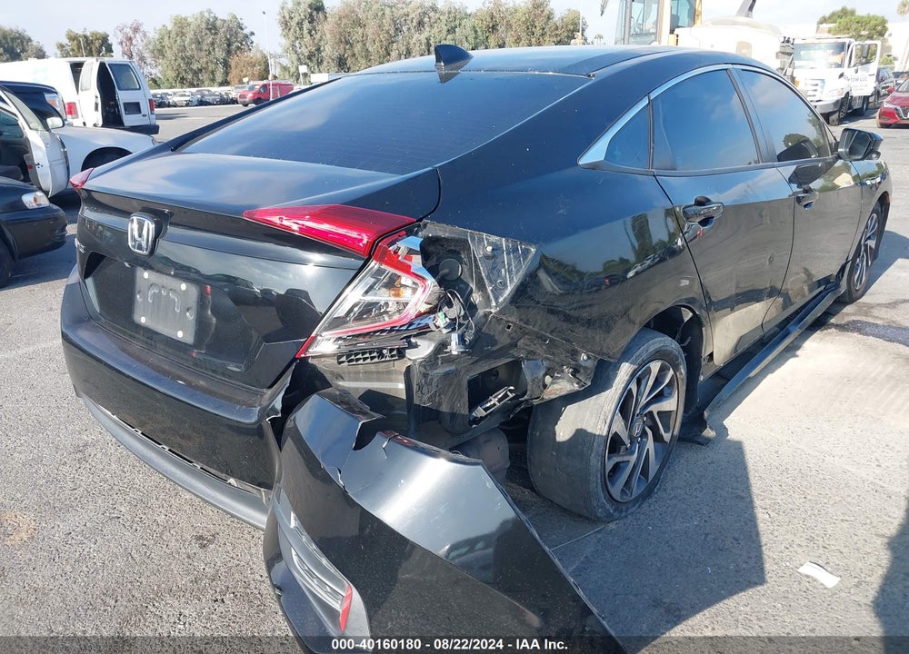 2018 HONDA CIVIC EX VIN: 19XFC2F74JE204777