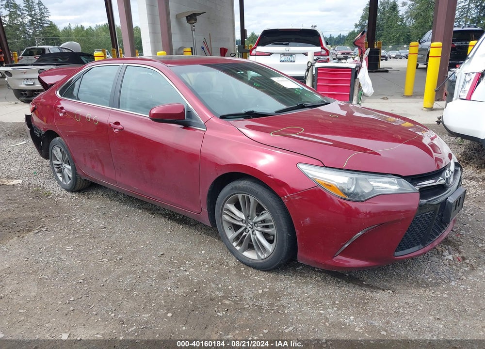 2016 TOYOTA CAMRY SE VIN: 4T1BF1FK6GU505657