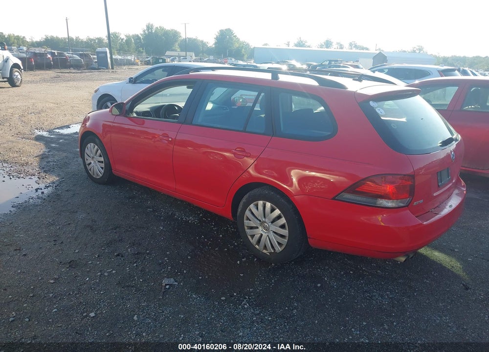 2011 VOLKSWAGEN JETTA SPORTWAGEN 2.5L S VIN: 3VWPX7AJ3BM696909