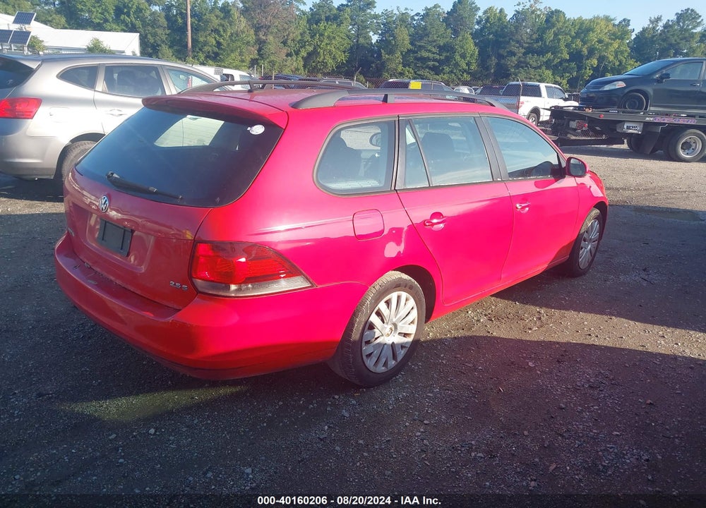 2011 VOLKSWAGEN JETTA SPORTWAGEN 2.5L S VIN: 3VWPX7AJ3BM696909