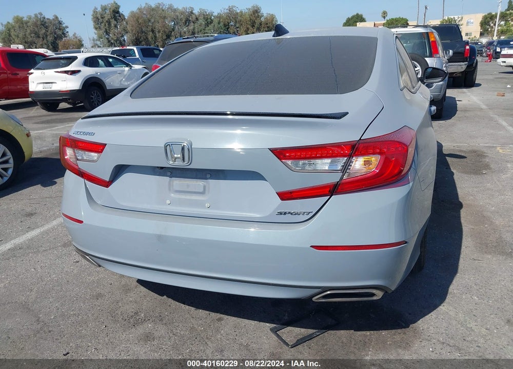 2021 HONDA ACCORD SPORT VIN: 1HGCV1F39MA058583