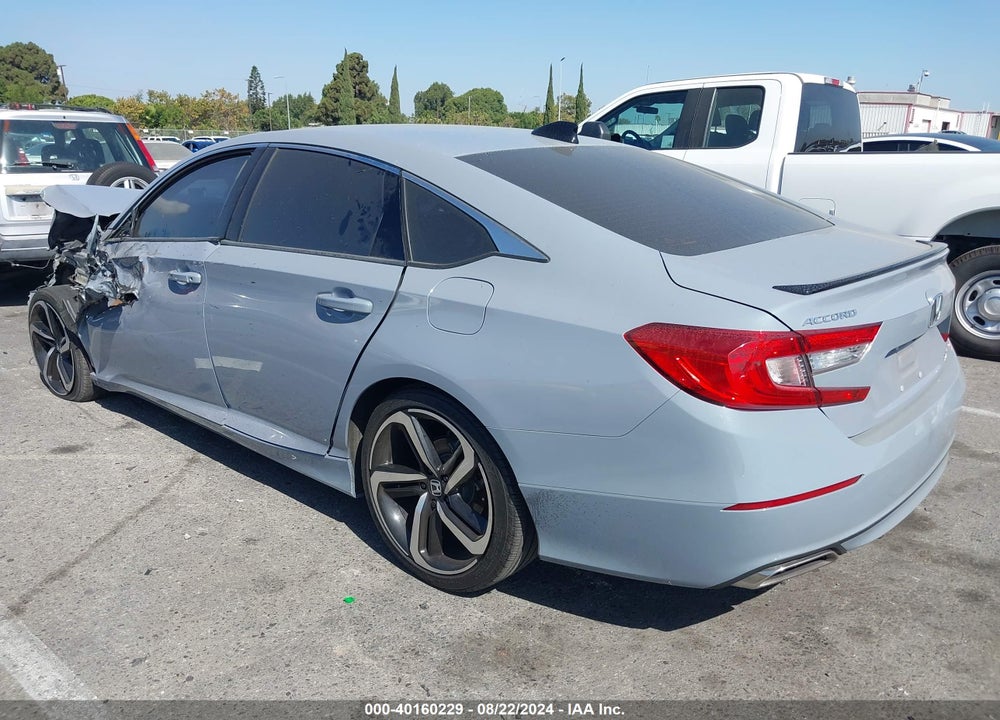 2021 HONDA ACCORD SPORT VIN: 1HGCV1F39MA058583