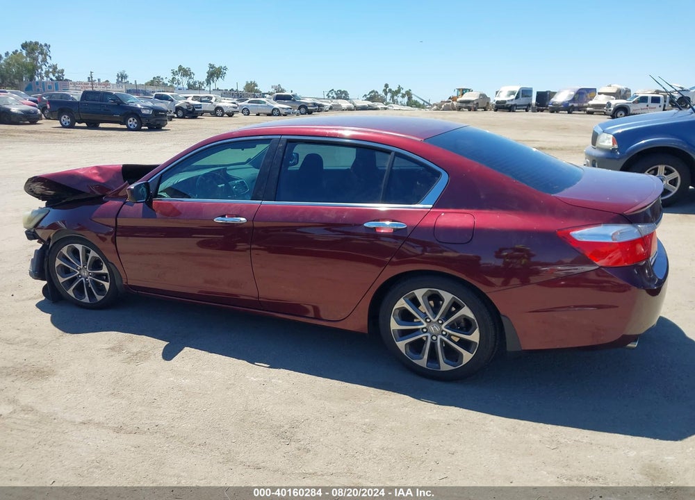 2013 HONDA ACCORD SPORT VIN: 1HGCR2F58DA179133