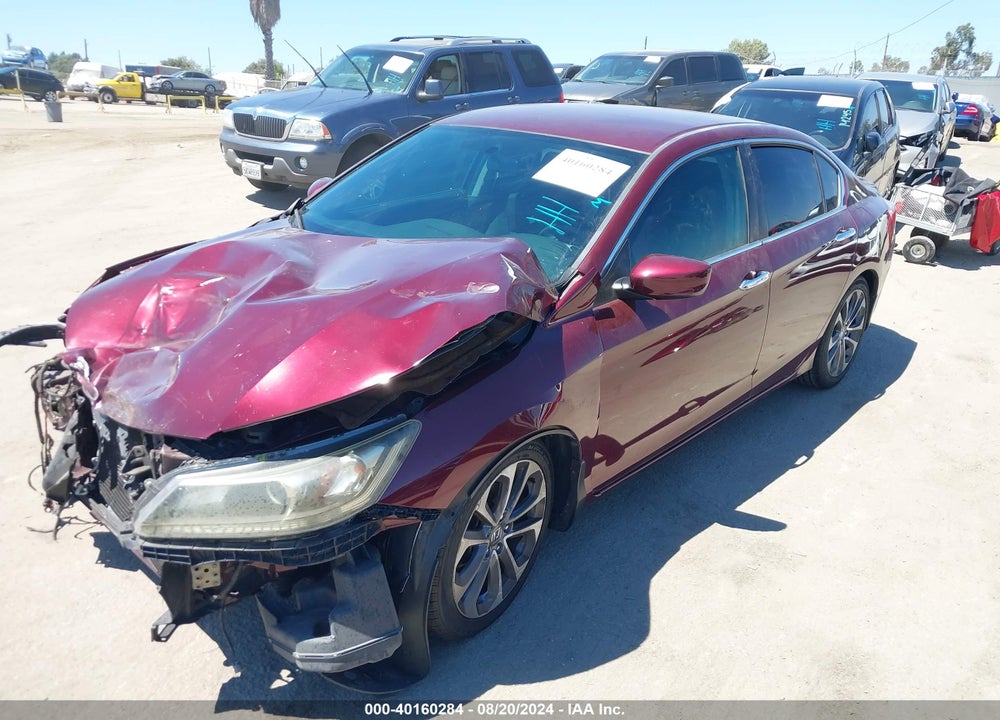 2013 HONDA ACCORD SPORT VIN: 1HGCR2F58DA179133