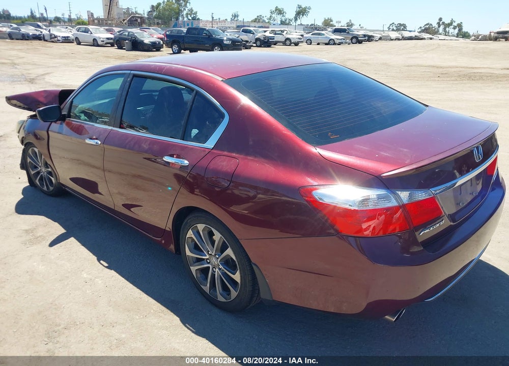 2013 HONDA ACCORD SPORT VIN: 1HGCR2F58DA179133
