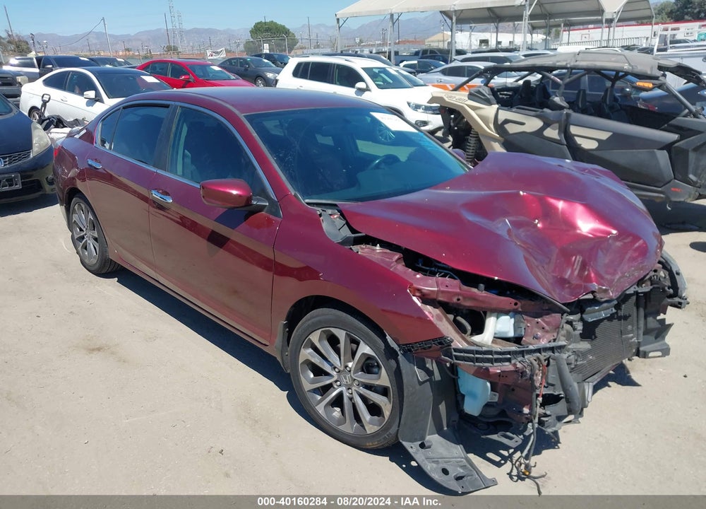 2013 HONDA ACCORD SPORT VIN: 1HGCR2F58DA179133