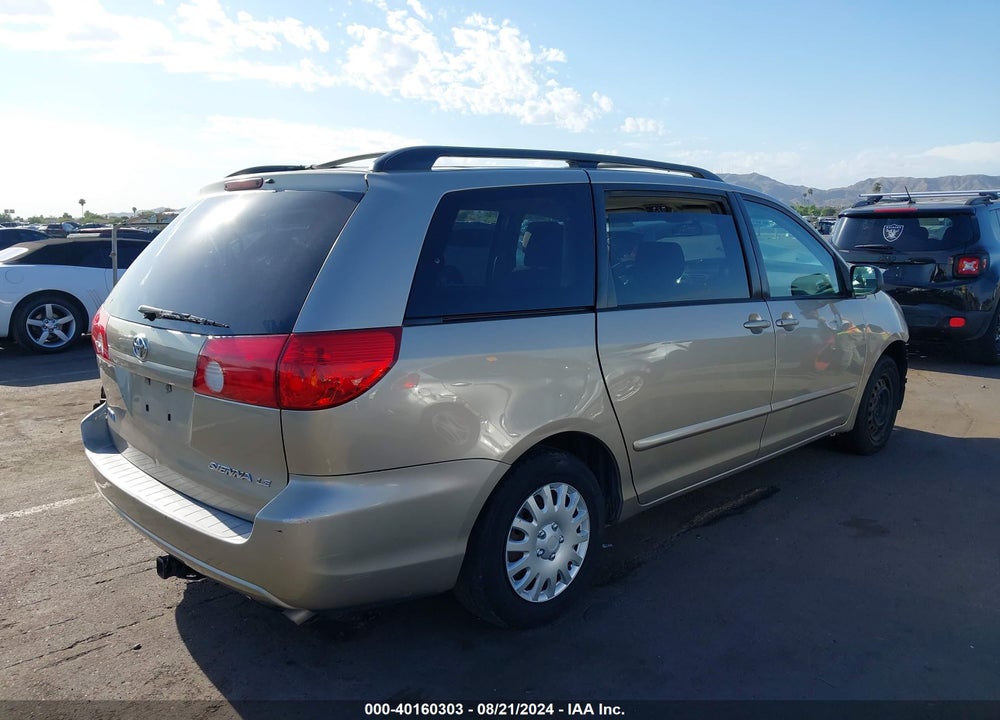 2006 TOYOTA SIENNA LE VIN: 5TDZA23C76S454810