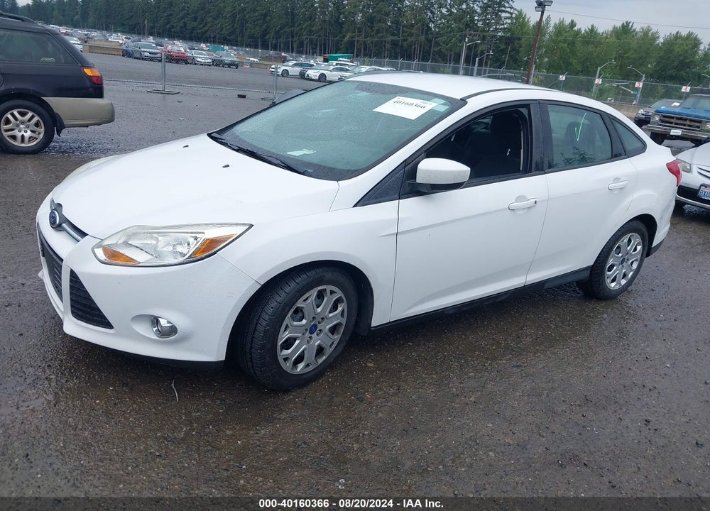 2012 FORD FOCUS SE VIN: 1FAHP3F2XCL404876