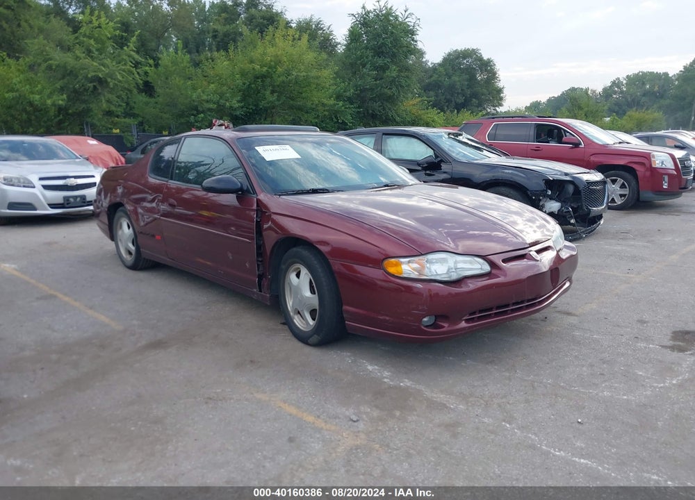 2002 CHEVROLET MONTE CARLO SS VIN: 2G1WX15K829244096