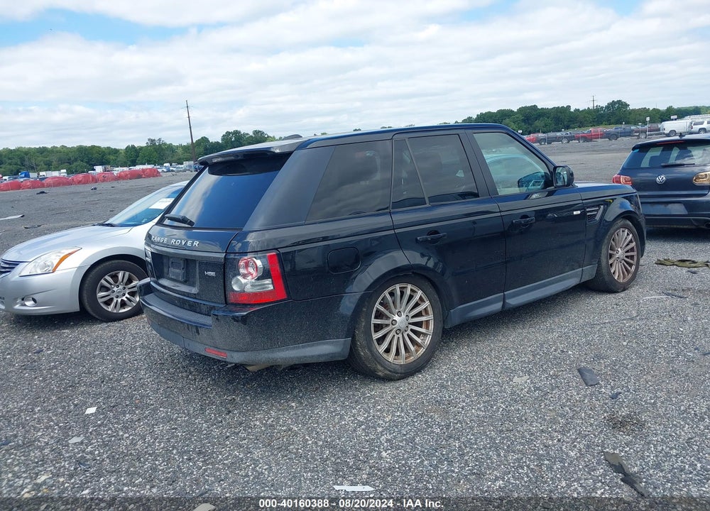 2012 LAND ROVER RANGE ROVER SPORT HSE VIN: SALSF2D49CA747135