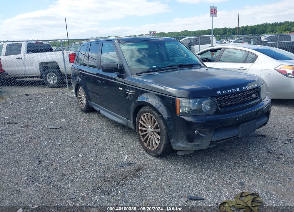 2012 LAND ROVER RANGE ROVER SPORT HSE VIN: SALSF2D49CA747135