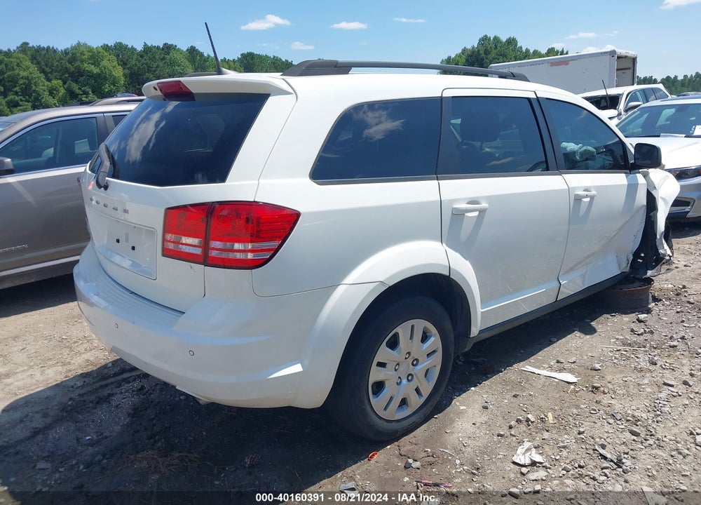 2020 DODGE JOURNEY SE VALUE VIN: 3C4PDCAB4LT266052