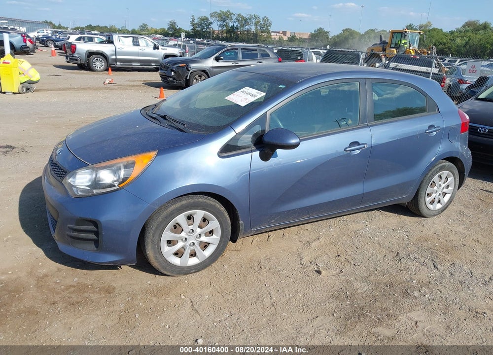 2016 KIA RIO LX VIN: KNADM5A30G6652293
