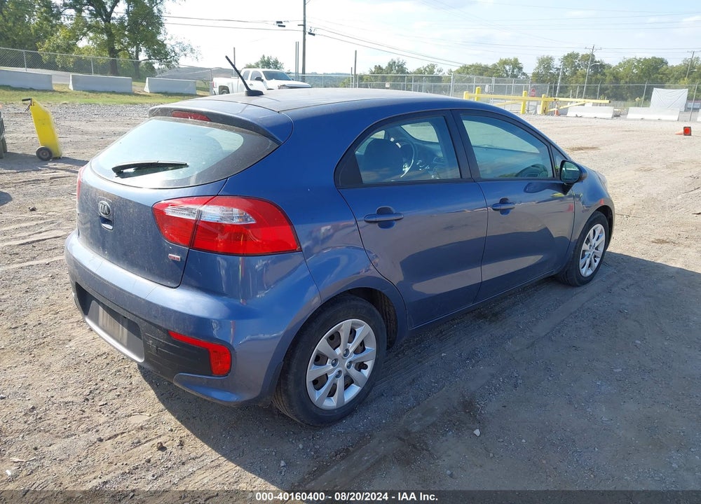 2016 KIA RIO LX VIN: KNADM5A30G6652293