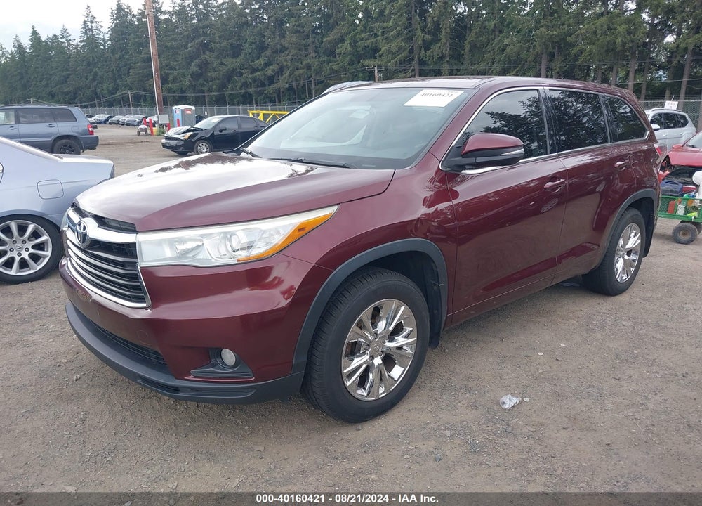 2015 TOYOTA HIGHLANDER LE PLUS V6 VIN: 5TDBKRFH1FS114938