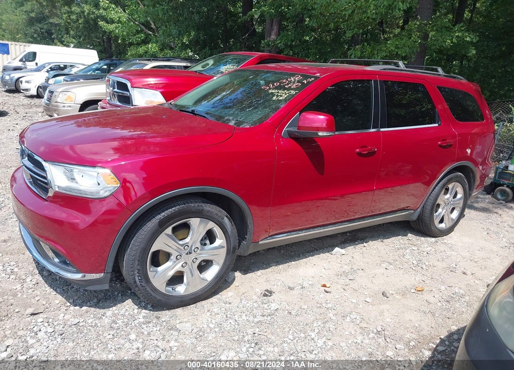 2014 DODGE DURANGO LIMITED VIN: 1C4RDHDG9EC520348