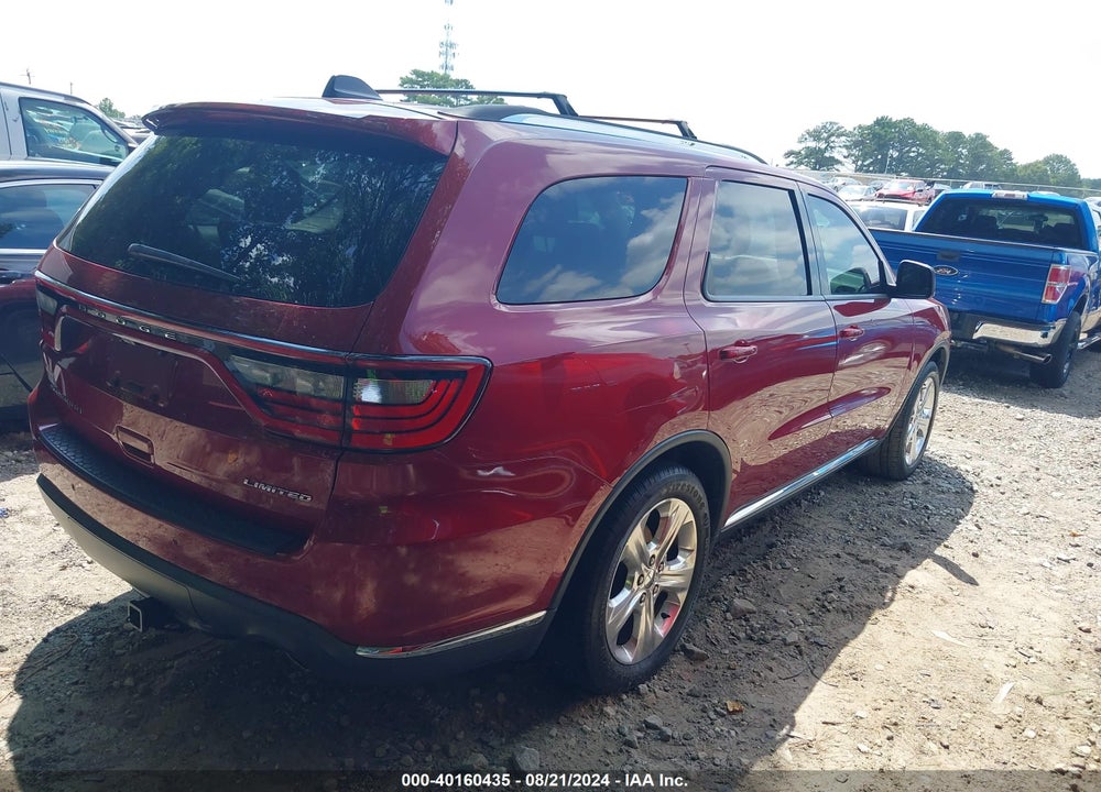 2014 DODGE DURANGO LIMITED VIN: 1C4RDHDG9EC520348