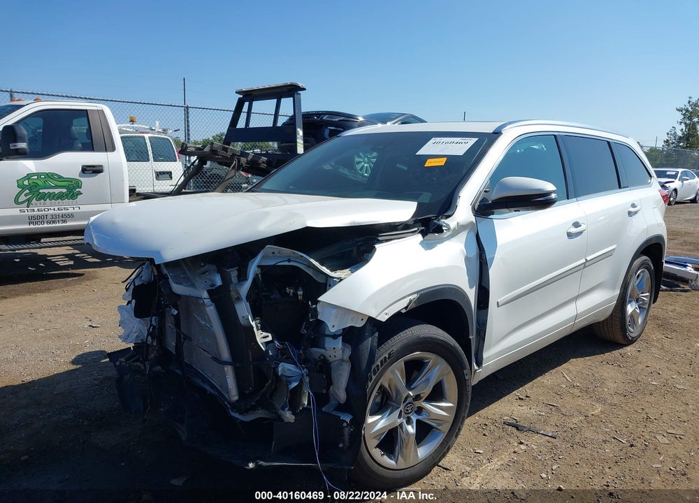 2019 TOYOTA HIGHLANDER LIMITED VIN: 5TDDZRFHXKS729938