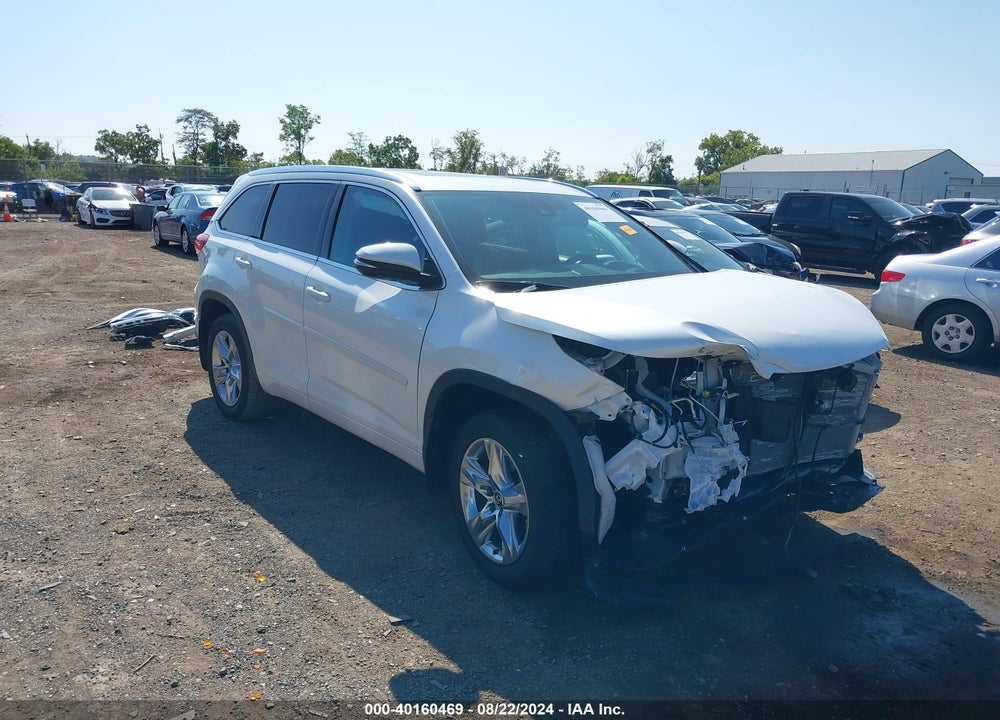 2019 TOYOTA HIGHLANDER LIMITED VIN: 5TDDZRFHXKS729938